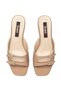 Women's Special Heeled Shiny Surface Buckle Closed Toe Evening Dress Slippers 21115 - 6