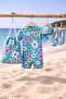 Girl's 4-Piece Beach Set: Bag + Shoes + Hat - 4