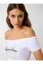 Off-shoulder T-Shirt - 4