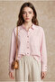 Linen looking summer shirt with full sleeve - 2