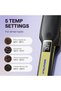 Hair Straightener, 1.75 Inch Wide Titanium Plate, Dual Voltage Flat Iron, 20% Faster Styling, Black - 5