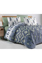 Yaren 100% Cotton Single Fitted Duvet Cover Set 160X220 cm - 2