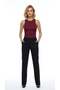 Burgundy Thick Strap Blouse - 3