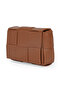 Tan Woven Crossbody Bag - 2