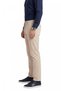Men's Beige Stretch Fabric Slim Fit Elastic Waist Casual Sports Trousers 2601070 - 2
