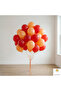 Red Orange Balloon Set 20 Pieces Birthday Party Decoration Stylish Design