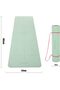 HERUI Yoga Mat Alignment Lines Anti-Slip Exercise Mat with Carrying Bag for Pilates 183x61x6mm - 7