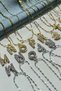 Zircon Stone Minimal Letter Steel Chain Necklace - 3