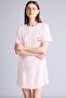 100% Cotton Looney Tunes Regular Fit Crew Neck Short Sleeve Mini Nightgown G4100Ax26Sp - 3