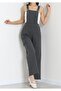 Women's Smoked Strap Salopet Pants Comfortable Fit Overalls - 5