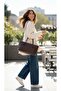 OGAA DEEP BROWN RUBY TOTE - 6