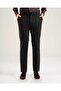 Slim Fit Patterned Metal Buttoned Trousers Black T14919