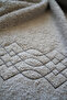 Embroidered 100% Cotton 2-Piece Towel Set 50X100 – Stone Color - 4