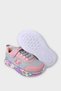 Velcro Heart Detail Girls' Sneakers Gray - Powder - 5