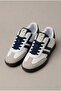Women's Daily Lace-Up Sneaker with Stripe Detail - 4