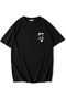 Unisex Oversize You + I T-Shirt Black