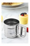Stainless Steel Flour Sieve Metal Luxury, Practical Sugar, Pastry, and Dough Sifting Strainer - 5