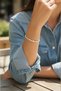 Accessories: Women's Crystal Stone Bracelet with Baguette and Round Stone Detail, Suitable for Events and Evening Outfits. - 2