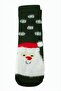 Ilkeshop Santa Claus Christmas Thick Combed Cotton Socks (220524) - Green