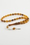 ILKESHOP سبحة بلاستيكية على شكل زيتون 8*11 مم (235904) - بني - 2
