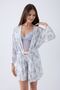 3625 Women's 3-Piece Pajama Set with Dressing Gown