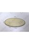 Rattan Weaving Plate Ellipse 20X30 cm - Bamboo Basket Base - Wooden Basket Base