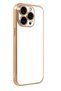 Ilkeshop New iPhone 15 Pro Max Lensli Silikon (142847) - Gold - 3