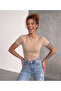 Viscose Fabric Short Sleeve Crew Neck T-Shirt - 3
