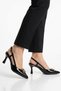 Black Patent Leather Women's Evening Dress Shoes Pc-55775 Z - 2