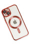 Ilkeshop New iPhone 14 Case Kross Magneticsafe Cover (191425) - Red - 3