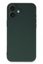 Shopilke iPhone 16 Plus Case First Silicone - (03636) Dark Green - 4