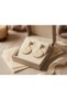 Straw Fan Earrings Women's Summer Bohemian Gold Detailed Earrings - 2