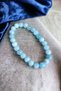 Aquamarine Stone Bracelet Natural Stone Bracelet - 2