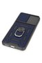 Ilkeshop New Redmi Note 12 5g Case Pars Lens Ringed Silicone (234401) - Navy Blue - 5