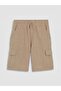 LCW Kids Elastic Waist Boys Cargo Shorts - 3