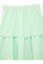 Elastic Waist Layered Detailed High Waist Pleated Midi Skirt - 6
