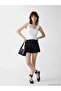 Women's Square Neck Gathered Detailed Sleeveless Blouse (S6) - 3