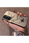 Samsung Galaxy A55 Compatible Travel-Themed Map Airplane Printed Impact-Resistant Hard Case - 2