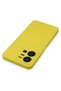 Ilkeshop New Vivo Y35 Case Nano Velvet Silicone (100844) - Yellow - 4
