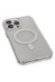 Ilkeshop New iPhone 14 Pro Case Matte Transparent Magneticsafe (94802) - Transparent - 4