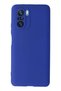 Ilkeshop New Poco F3 Case First Silicone (131333) - Navy Blue