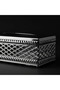 Elegant Silver Metal Tissue Box with Premium Modern Decorative Design – Luxury Tissue Holder for Living Room Office and Majlis 22×12 cm - 4