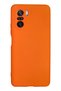 Ilkeshop New Poco F3 Case Nano Inside Velvet Silicone (131240) - Orange