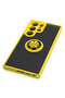 Ilkeshop New Galaxy S23 Ultra Case Montreal Silicone Cover with Ring (140008) - Yellow - 5