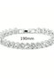 Roman Numerals Dial and Rhinestone Decor Women's Wristwatch Set with 2Pcs Heart Shape Magic Bracelet, Suitable for Daily Wear - 4