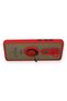 Ilkeshop New Redmi Note 9 Case Montreal Silicone Cover with Ring (204008) - Red - 3