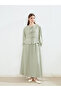 Elastic Waist Linen Blended Skirt