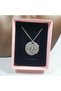 Orora Silver Color 30mm Tulip Figured Necklace - 2