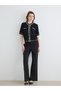 Lcw Everyday Black Crew Neck Women's Knitwear Cardigan - 2