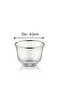 12-Piece Silver Rim Cawa Cup Set – 60ml Turkish Coffee Cups - 3